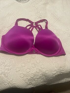 Women’s Strappy Front-Close Push-Up Bra Victoria’s Secret 34D Purple